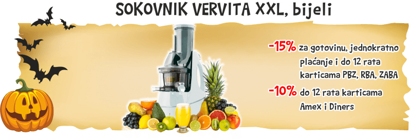 Sokovnik VerVita XXL, bijeli